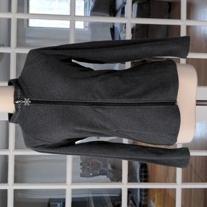 Angele Sportswear fleece zip up jacket sz S 287